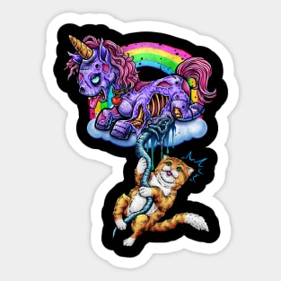 Zombie Unicorn Sticker